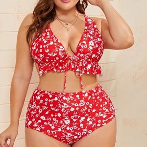 shein plus bathing suit
